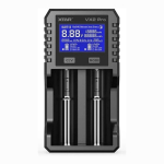 Aku Aku laadija - XTAR VX2 PRO komplekt, 2 kanalit, Li-ion/Ni-MH, Mahutavuse m&otilde;&otilde;tmine