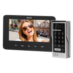 Orno Video intercom kit, handset, color, LCD 7 inch, intercom, with encryption, surface mount, black, SCUTI