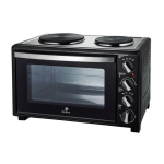 Electric Electric oven Brock Electronics TO 3002 B Orkait&eacute; with stove TO 3002 B