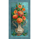 Beldizart Diamond painting set Flowers 30х60 cm AZ-1633