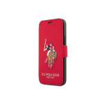 US US Polo Assn US Polo USFLBKP12SPUGFLRE iPhone 12 mini 5.4 inch Red / Red Book Polo Embroidery Collection