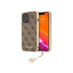 Cg Cg mobile France GUHCP13LGF4GBR Guess 4G Charms Zadn&iacute; Kryt pro iPhone 13 Pro Brown (brown)