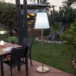 New New Garden Lola Slim 180 LED Floor Lamp Rose Gold