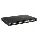 D-Link DGS-1520-52MP Juhitav L3 Gigabit Ethernet (10/100/1000) Power over Ethernet tugi 1U Must