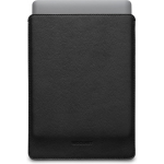 Woolnut Leather Sleeve protective pocket 13" MacBook Pro & Air, black