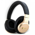 Guess PU Leather 4G Script Logo Bluetooth Stereo Headphone Black