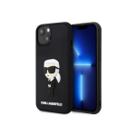 Case Case Karl Lagerfeld KLHCP14M3DRKINK iPhone 14 Plus 6.7" black/black hardcase Rubber Ikonik 3D