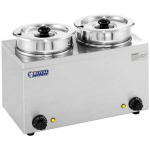 Royal Royal Catering Bain-marie electric soup heater 300W 230V 2 x 3.8L