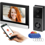 Orno XIRAN, set wideodomofonowy jednorodzinny, 2-żyłowy, 8", Wi-Fi, touch screen, Full HD, RFID