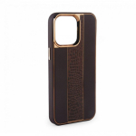 Apple Apple iPhone 14 Leather Case Customized Brown