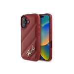 Case Case Karl Lagerfeld KLHCP16SPQDSMGR iPhone 16 6.1" red/red hardcase Quilted Signature