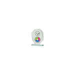 Detail Detail Glass trophy with colorful LuxorJet print, engraved and filled with paint