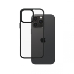 PanzerGlass CARE by &reg; Flagship Case Transparent Urban Combat w. Black Frame iPhone 16 Pro Max mobile phone case