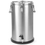 Hendi Thermos for food transport with crane, 35L, stainless steel