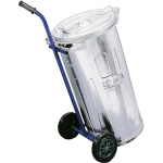 Trolley Trolley for ash and waste buckets MEVA 110L, blue