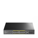 Cudy GS1018PS2 v&otilde;rgul&uuml;liti Mittejuhitav Gigabit Ethernet (10/100/1000) Power over Ethernet tugi Must