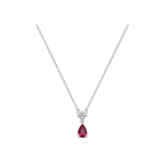 Brosway Passion Ruby Fancy Sterling Silver Necklace FPR111
