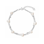 Evolution Evolution Group Charming double bracelet with river pearls 23019.1