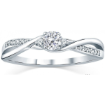 Silvego Silver ring with Swarovski crystals, size: 59 (FNJR085sw)