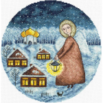 Beldizart Cross stitch kit Christmas angel SANA-08