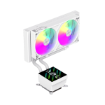 Gamemax CPU vedelikjahuti | GLACIER 240 LCD WH |