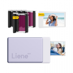 LIENE Pearl N200 Pro 2x3" kaasaskantav fotoprinter (lilla)