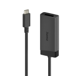 Hama 00202034 videokaabliadapter 0,15 m USB t&uuml;&uuml;p-C HDMI + DisplayPort Must