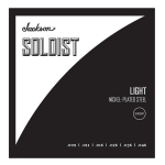 Jackson&reg; Jackson&reg; Soloist&trade; Drop Light, elektrikitarrikeeled, 9 - 46
