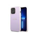 Case Case Guess GUHCP13LPSASBPU iPhone 13 Pro / 13 6.1" purple/purple Saffiano Hot Stamp & Metal Logo
