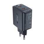 Wall Wall charger Acefast A49 2x USB-C, 35W PD (black)