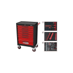 Tool Tool trolley ECOline, 7 drawers + 215 tools, KS Tools