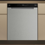Whirlpool W7U HP33 X dishwasher, steel