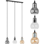 Uniprodo Modern 3-bulb ceiling lamp E27 - glass bells