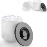 Hendi container with black lid 10L