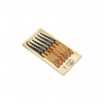 Jean Jean Dubost Laguiole 6 pcs. Steak Knife Set, Oak Wood