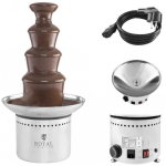 Royal Royal Catering Chocolate fondue fountain, 4 levels, 230W, stainless steel