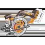 Ingco CSLI14021 cordless circular saw including battery and charger