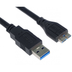 PremiumCord KU3MA05BK USB-kaabel USB 3.2 Gen 1 (3.1 Gen 1) 0,5 m USB A Micro-USB B Must