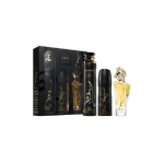 Lattafa Maahir komplekt, mis sisaldab: 100ml parf&uuml;&uuml;mivesi spray + 200ml deodorant spray + 300ml &otilde;huv&auml;rskendaja