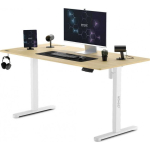 Biurko Biurko SENSE7 Nojo Sosna 140 cmx70 cm Valge M&auml;nd
