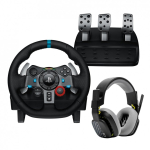 Logitech G29 Driving Force USB PS5, PS4, PS3 ja PC jaoks + Astro A10