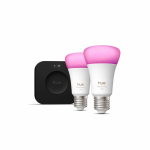 Philips Philips Hue White and colour ambience Starter kit: 2 E27 v&auml;rvitoega nutikat pirni + Bridge Pro