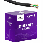 Spacetronik CAT5e U/UTP AWG24 CU POE PVC+PE Fca 305m skr&auml;ntka
