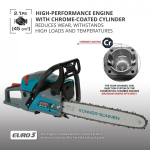 K&ouml;nner K&ouml;nner & S&ouml;hnen KS CS21G-16 kettsaag 1600 W 3000 RPM Must, Sinine, Hall, Punane