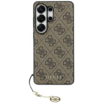 Guess 4G klassikaline &bdquo;Logo Charm MagSafe&ldquo; kaaned, mis on m&otilde;eldud &bdquo;Samsung Galaxy S26 Ultra&ldquo; jaoks, pruun