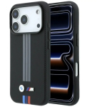 Dėklas Dėklas BMW M Quadrille Kevlar Anthracite & Tricolor Print Lines MagSafe, m&otilde;eldud iPhone 18 Pro Max-ile