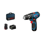 Bosch GSB 12V-15 Professional 1300 RPM Must, Sinine