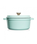 Grandfeu light blue pot, 4.7 l with lid