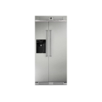 Side-by-side Side-by-side No Frost refrigerator Steel Genesi GFR-9 SS-SLT with a stainless steel body