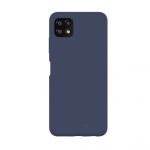Evelatus Samsung Galaxy A22 5G Premium Soft Touch Silicone Case Midnight Blue